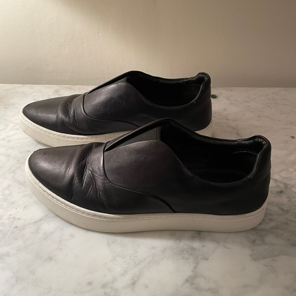 VINCE - Laceless Slip On Oxford Leather Sneakers 6 - Picture 5 of 8